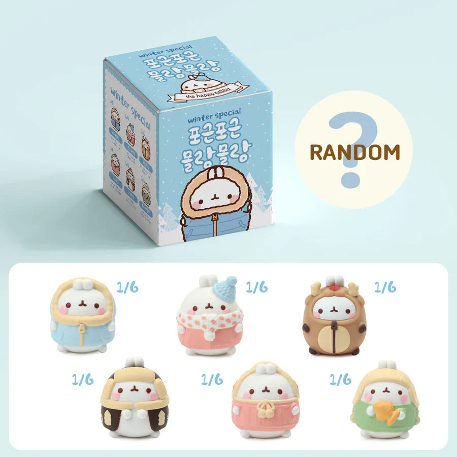 Molang Blue Winter Blind Box (6/1)