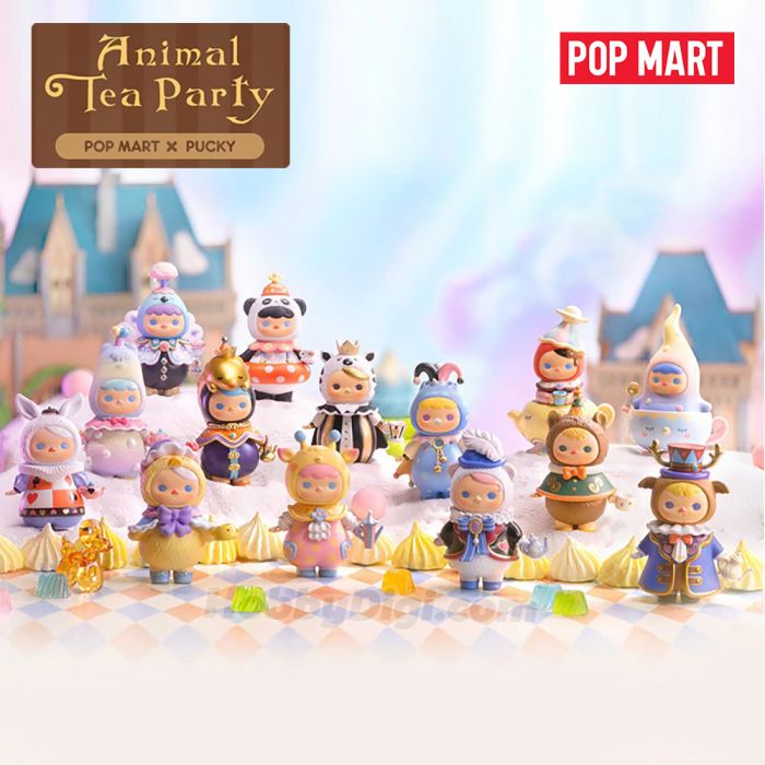 Pop Mart Pucky Animal Tea Party Series Blind Box (12/1)