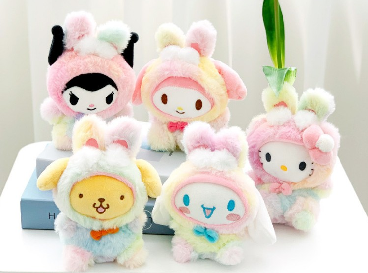Sanrio Rainbow 5" Clip My Melody
