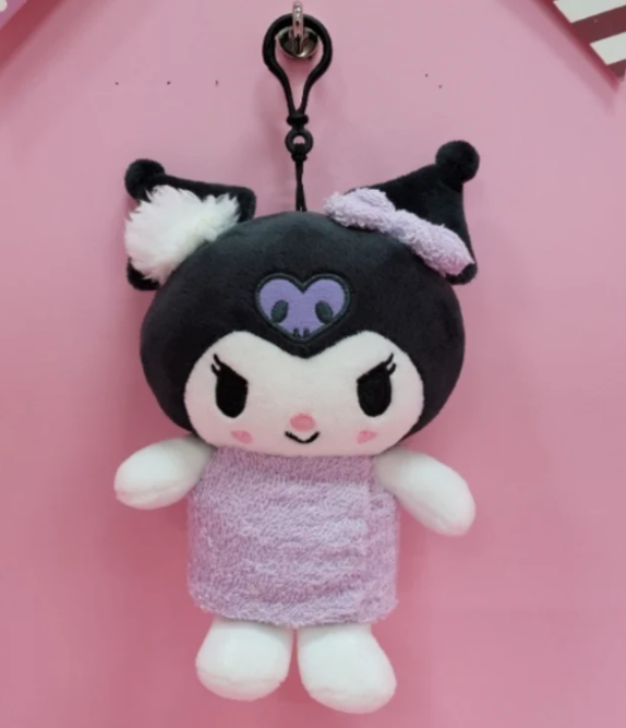 Sanrio Shower Gown 5" Clip Kuromi
