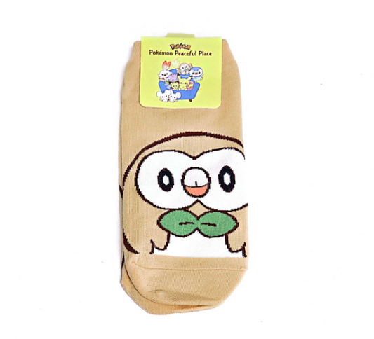 Pokemon Socks - Rowlet, Peaceful (10/1)