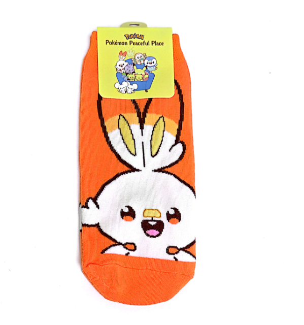 Pokemon Socks - Scorbunny, Peaceful (10/1)