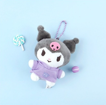 Sanrio Hoodie 3" Keyring Kuromi