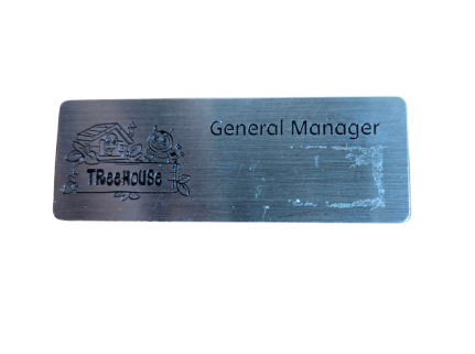 Treehouse Name Tag (General Manager)
