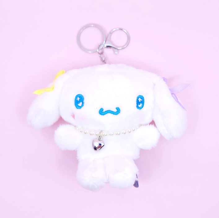 Sanrio Pearl Heart 5" Clip Cinnamoroll