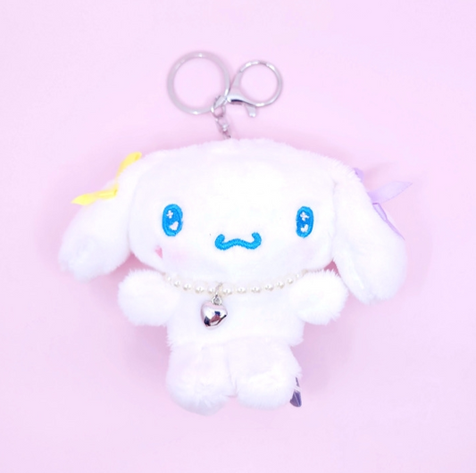 Sanrio Pearl Heart 5" Clip Cinnamoroll