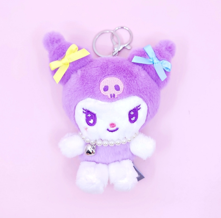 Sanrio Pearl Heart 5" Clip Kuromi