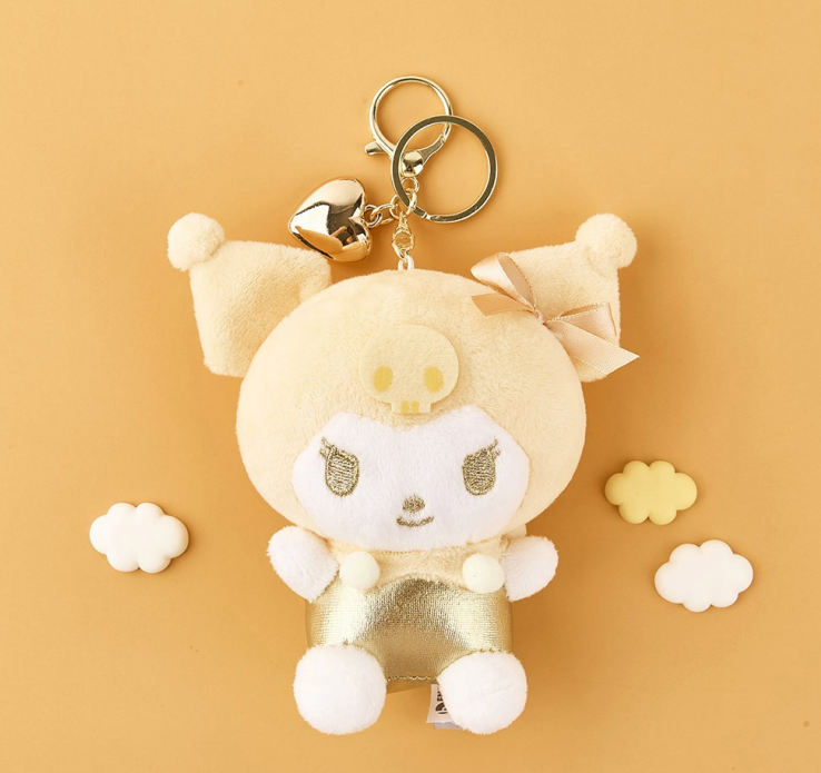 Sanrio Gold Heart 5" Keyring Kuromi