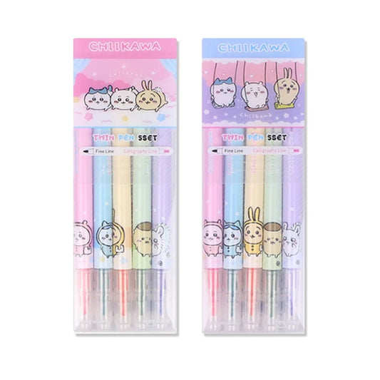 Chiikawa Twin 5 Color Pen Set (12/1)
