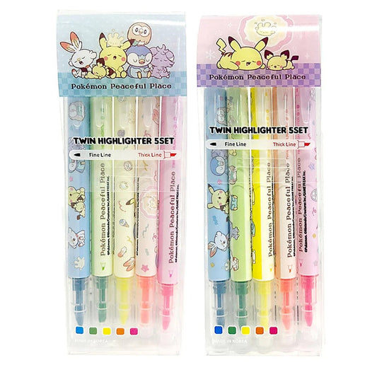Pokemon Twin Highlighter 5 Set (12/1)