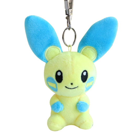 Pokemon Plush Keyring 3" Minun