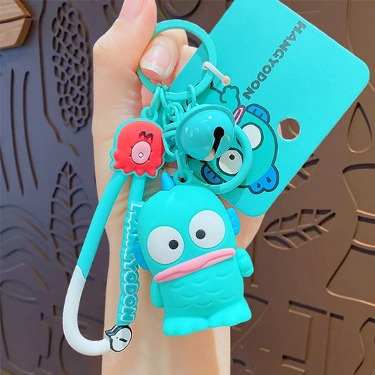 Sanrio Bell Hangyodon Keychain
