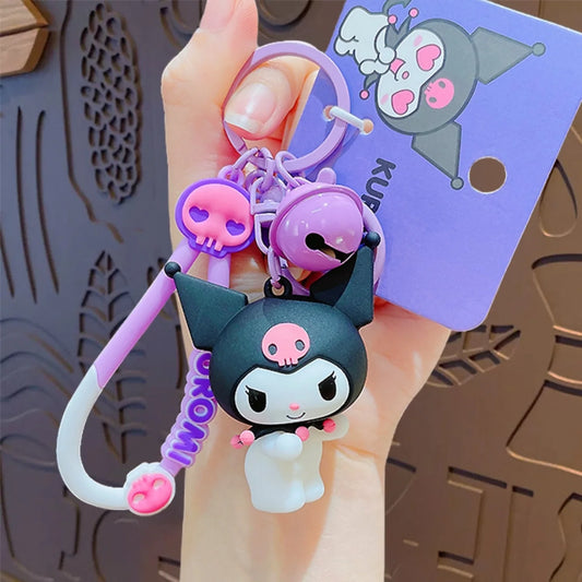 Sanrio Bell Kuromi Keychain