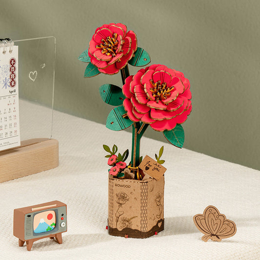 Rolife Rowood Flower Series TW042 Red Rose