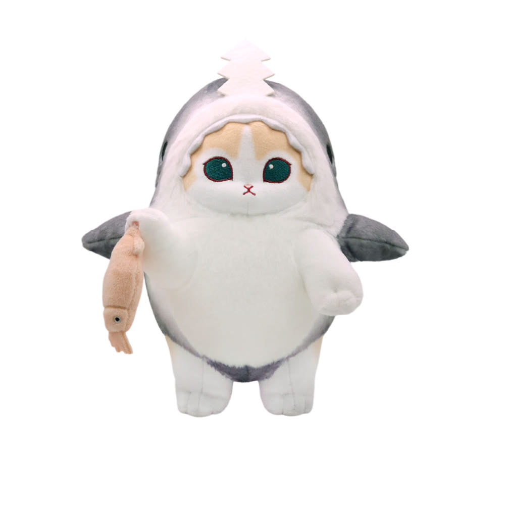 Mofusand 10" Cream Grey Shark Costume