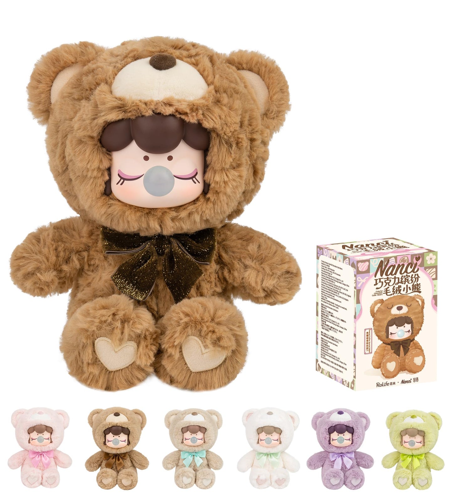 RT MNAXX Nanci Colorful Chocolate Cuite Bears Blind Box (6/1)