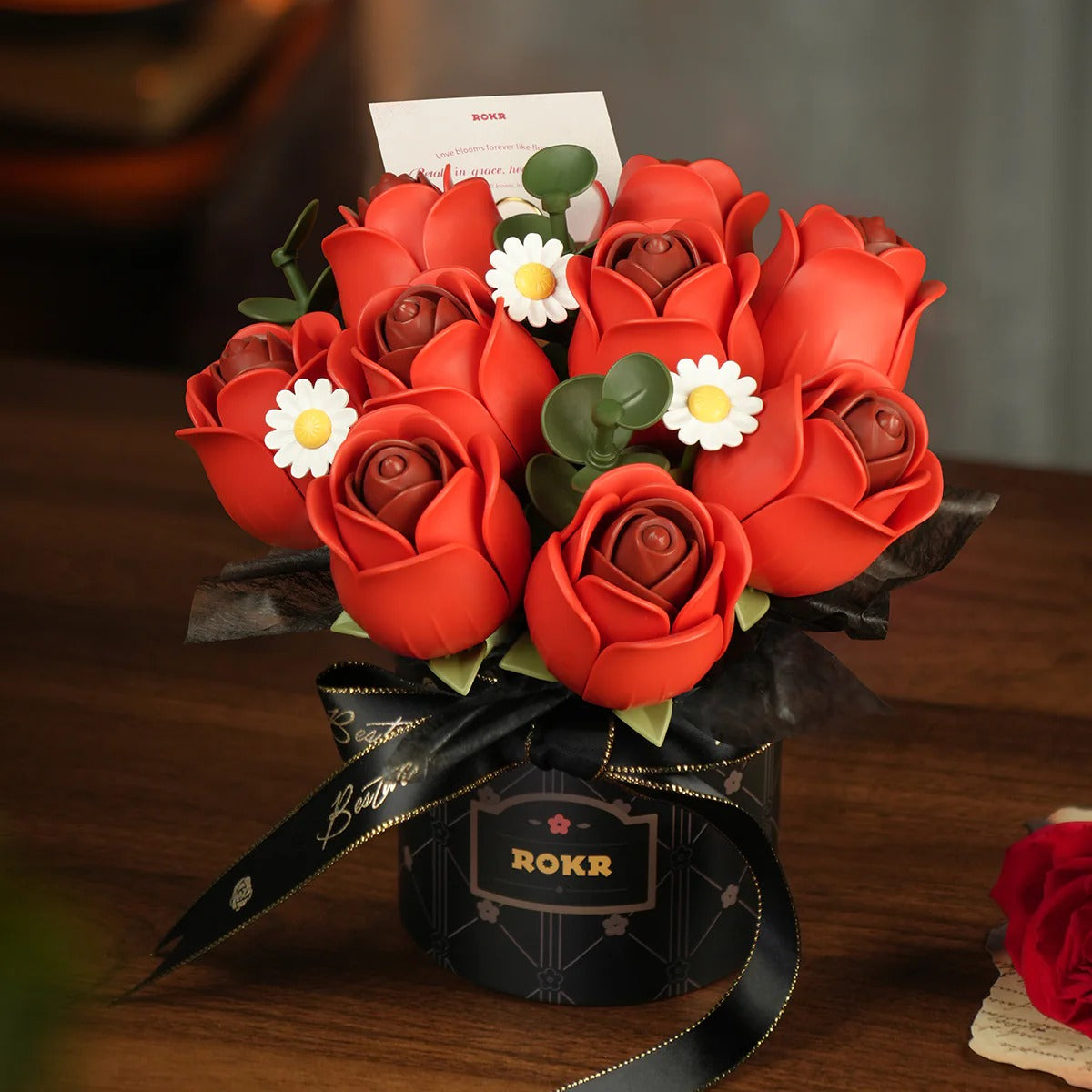 ROKR Flower Series AF02J Red Rose Bouquet