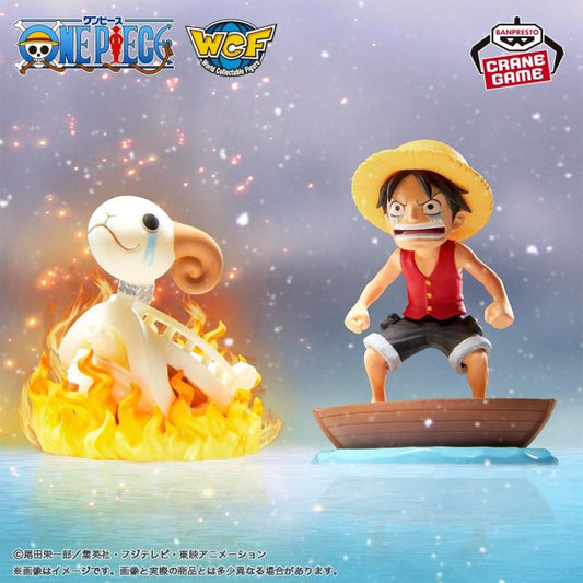 Banpresto One Piece World Collectable Figure Log Stories Monkey D. Luffy & Going Merry