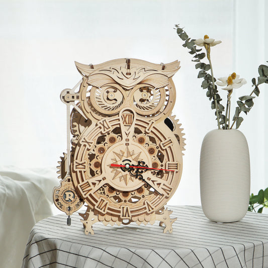 ROKR Mechanical Gear LK503 Owl Clock