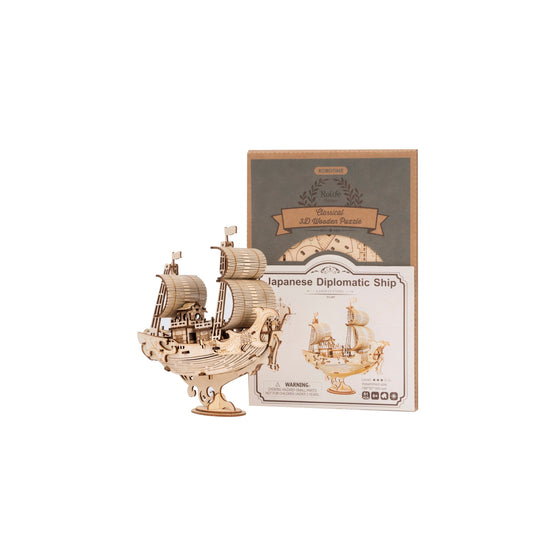Rolife Classical Puzzle Series TG307 Japanese Diplomatic Ship