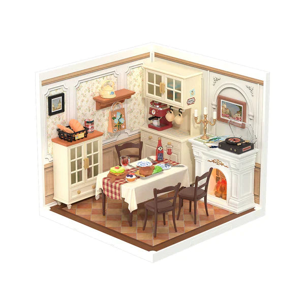 Rolife DIY House Super Store Series DW015B Warm Dining Room