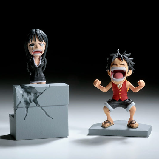 Banpresto One Piece World Collectable Figure Log Stories Monkey D. Luffy & Nico Robin
