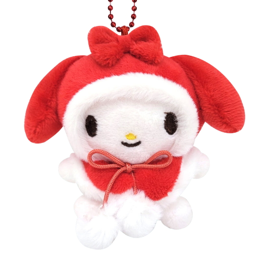 Sanrio Red Winter Cape 3" Keyring My Melody