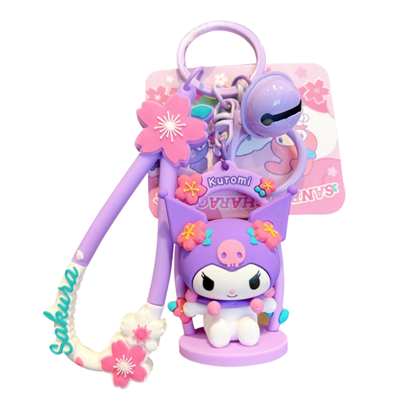 Sanrio Swing Pendant Kuromi Keychain