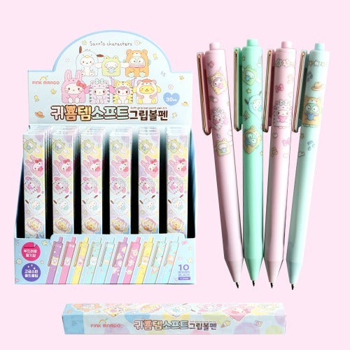 Sanrio Random Characters Cute Soft Grip Ball Point Pen (30/1)