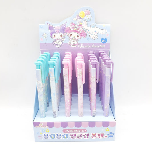 Sanrio Random Characters Bling Glitter Ball Point Pen (30/1)