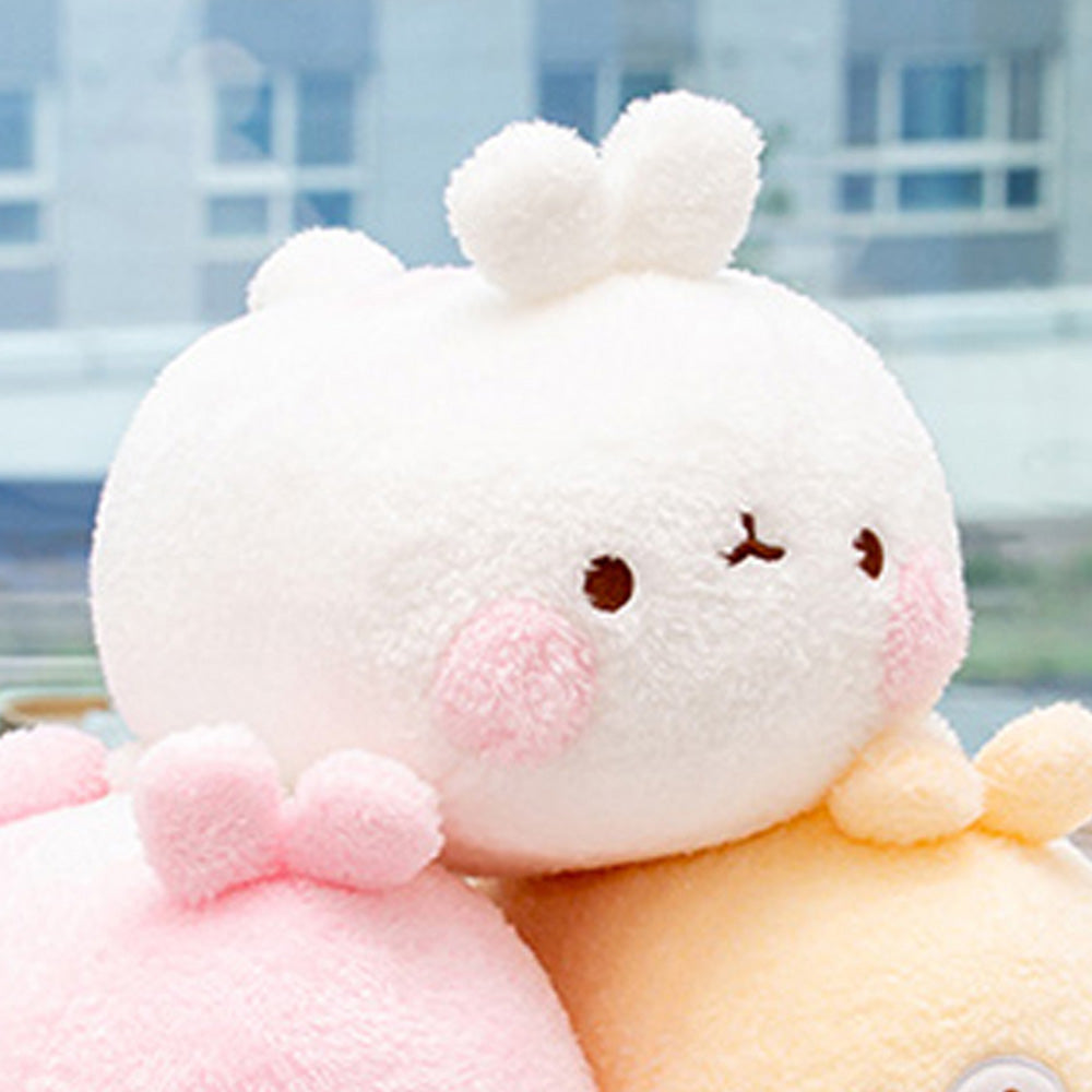 Molang Pink Heart 10" White