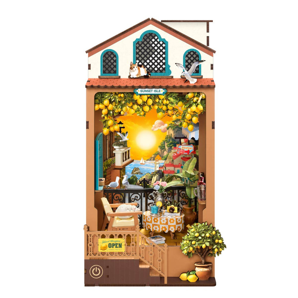 Rolife DIY House Book Nook Series TGB18 Sunset Isle