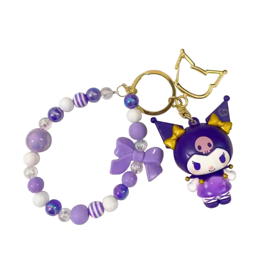 Sanrio Shining Star Kuromi Keychain (Purple)