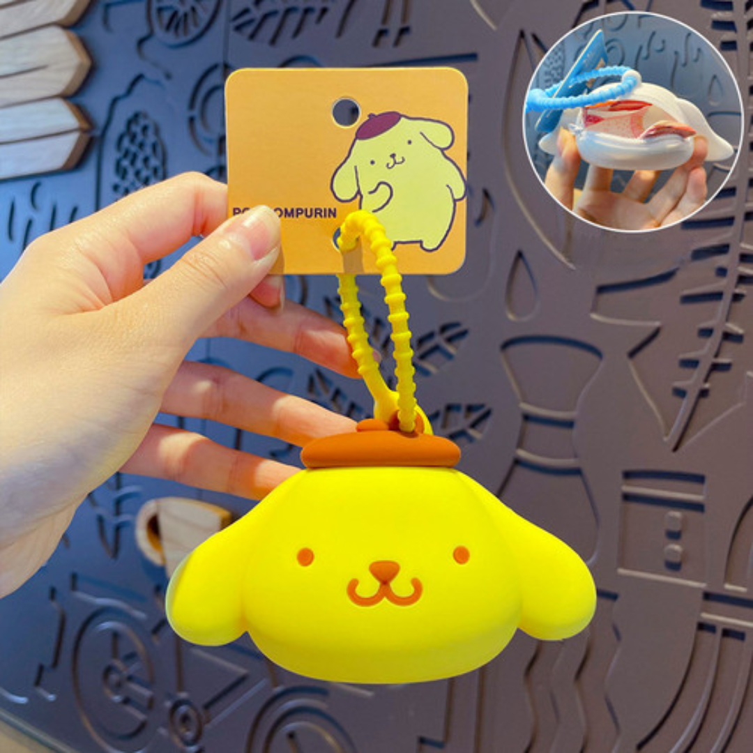 Sanrio Coin Pouch Pompompurin Keychain