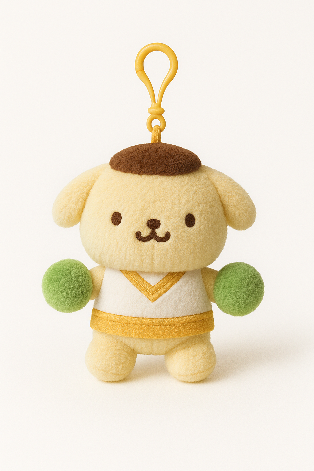 Sanrio Cheerleading 5" Clip Pompompurin