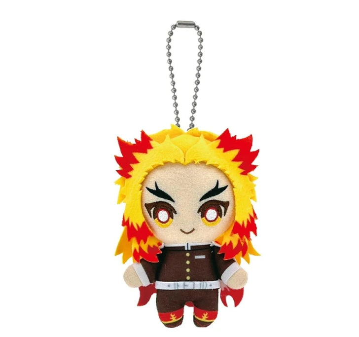 Bandai Demon Slayer Mascot 4.5" Keyring -Kyojuro Rengoku