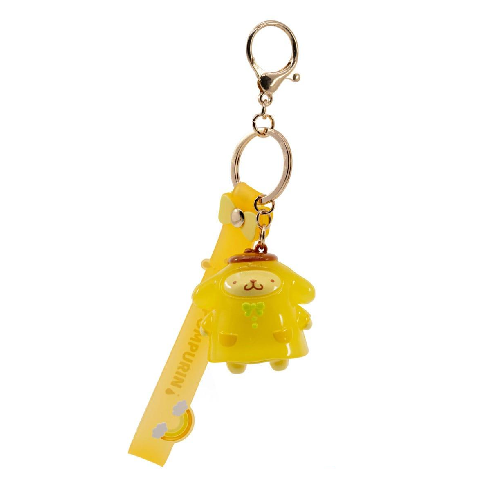 Sanrio Raincoat Pompompurin Keychain