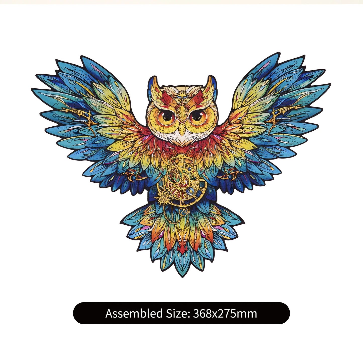 Rolife Rowood Wooden Jigsaw Puzzle 200 Piece TA004 Owl
