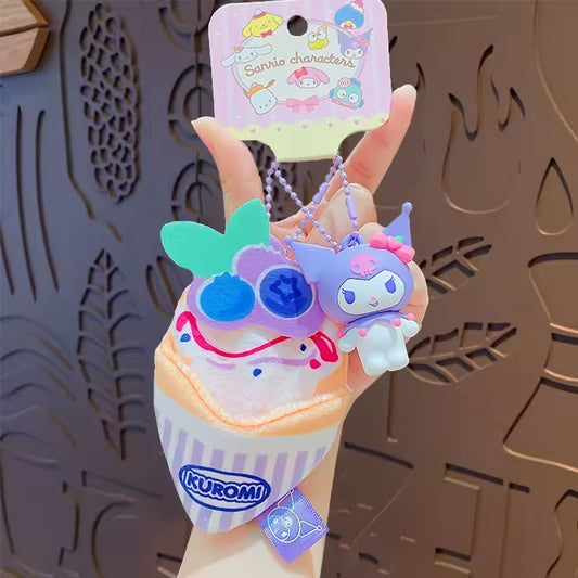 Sanrio Crepe Kuromi Keychain