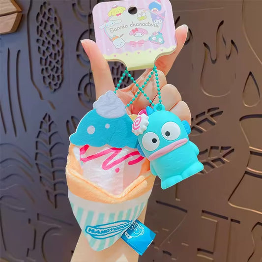 Sanrio Crepe Hangyodon Keychain