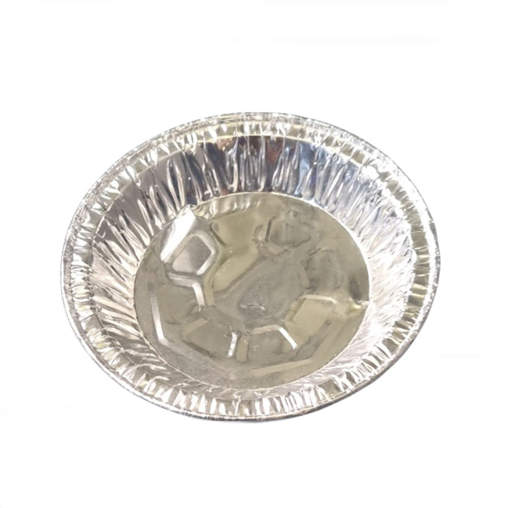 Silver Round Foil Tray 10cm (1000/1)