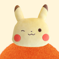 Pokemon Face 18" Cushion Electro Wink Pikachu