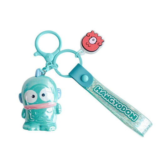 Sanrio Glitter Loop Hangyodon Keychain
