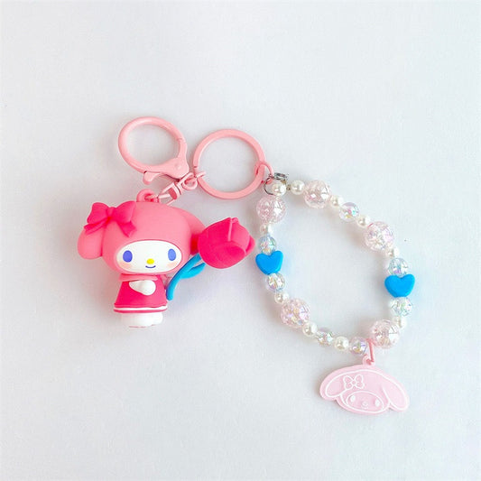 Sanrio Flower Hold My Melody Keychain