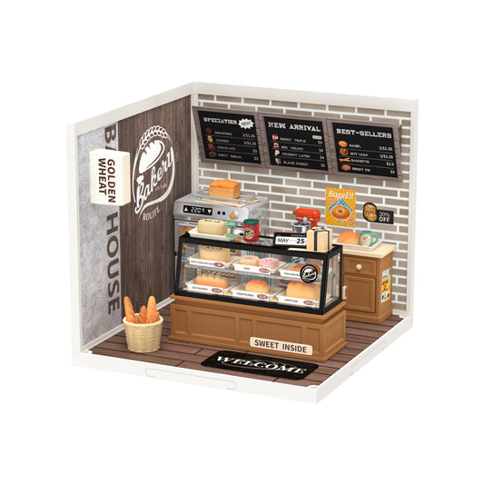 Rolife DIY House Super Store Series DW005 Golden Wheat Bakery