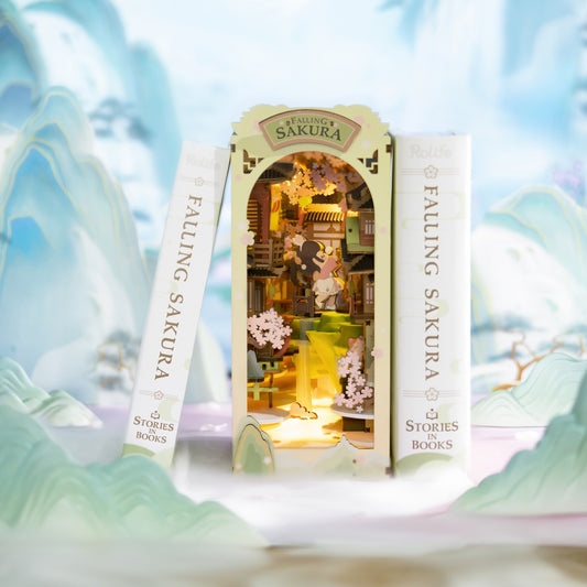 Rolife DIY House Book Nook Series TGB05 Falling Sakura