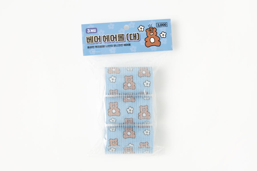 Artbox Hair Roll Blue Bear (3P)