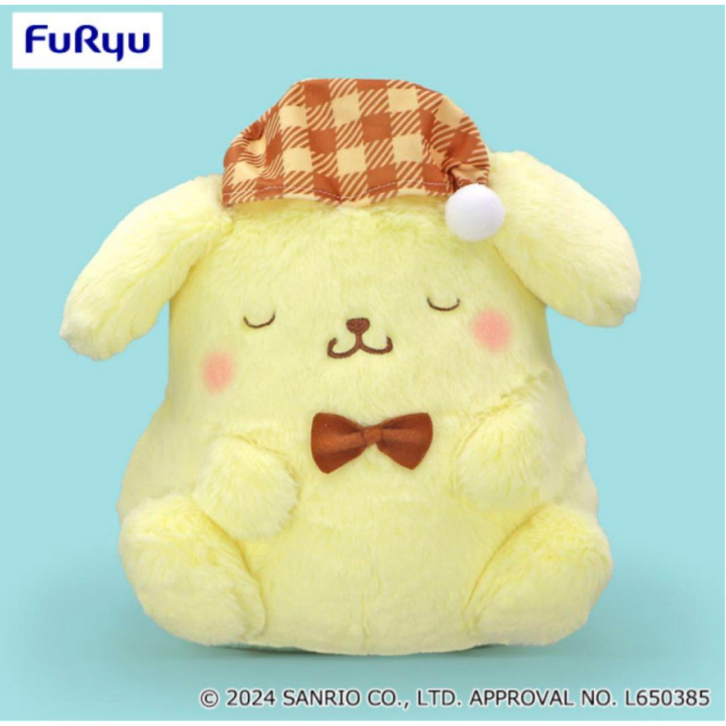 Furyu Sanrio Pompompurin Big Sleeping 11" Plush