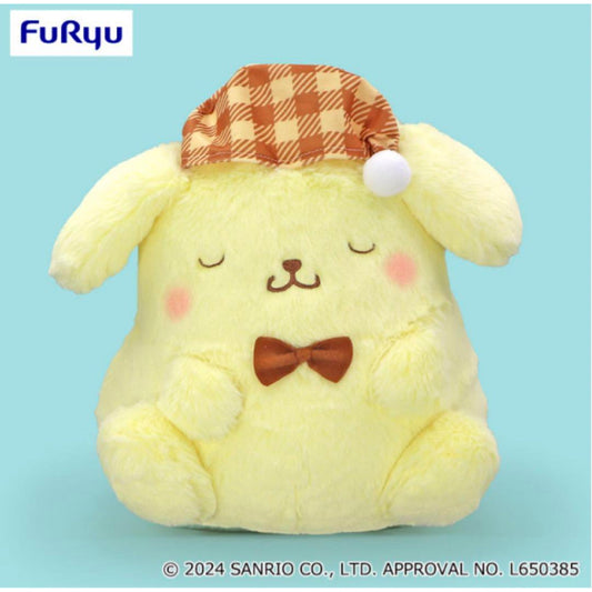 Furyu Sanrio Pompompurin Big Sleeping 11" Plush