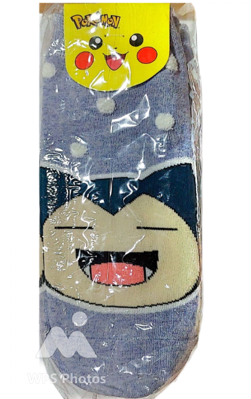 Pokemon Socks - Snorlax, Light Blue  (10/1)